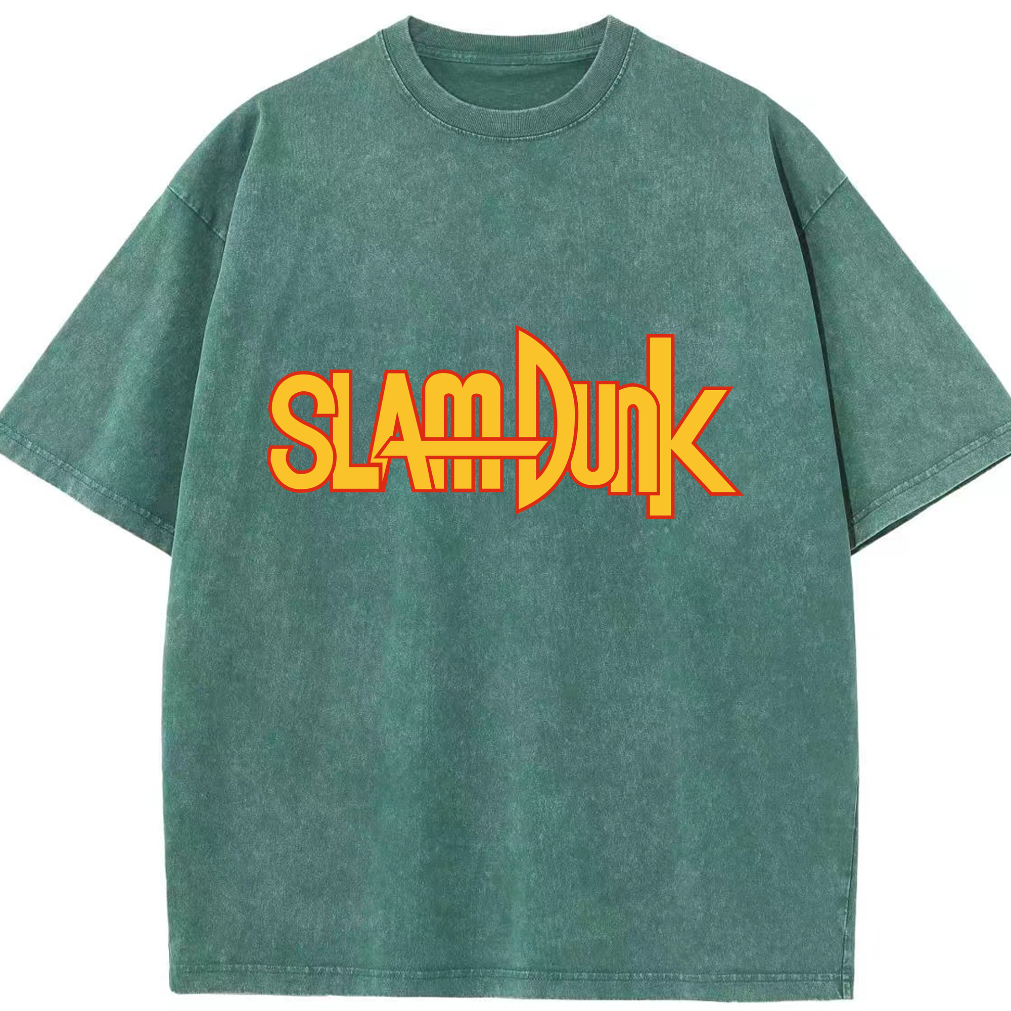 （画像用） SLAM DUNK／スラムダンク 綿100% ヴィンテージ風 半袖Tシャツ（フロントプリント）